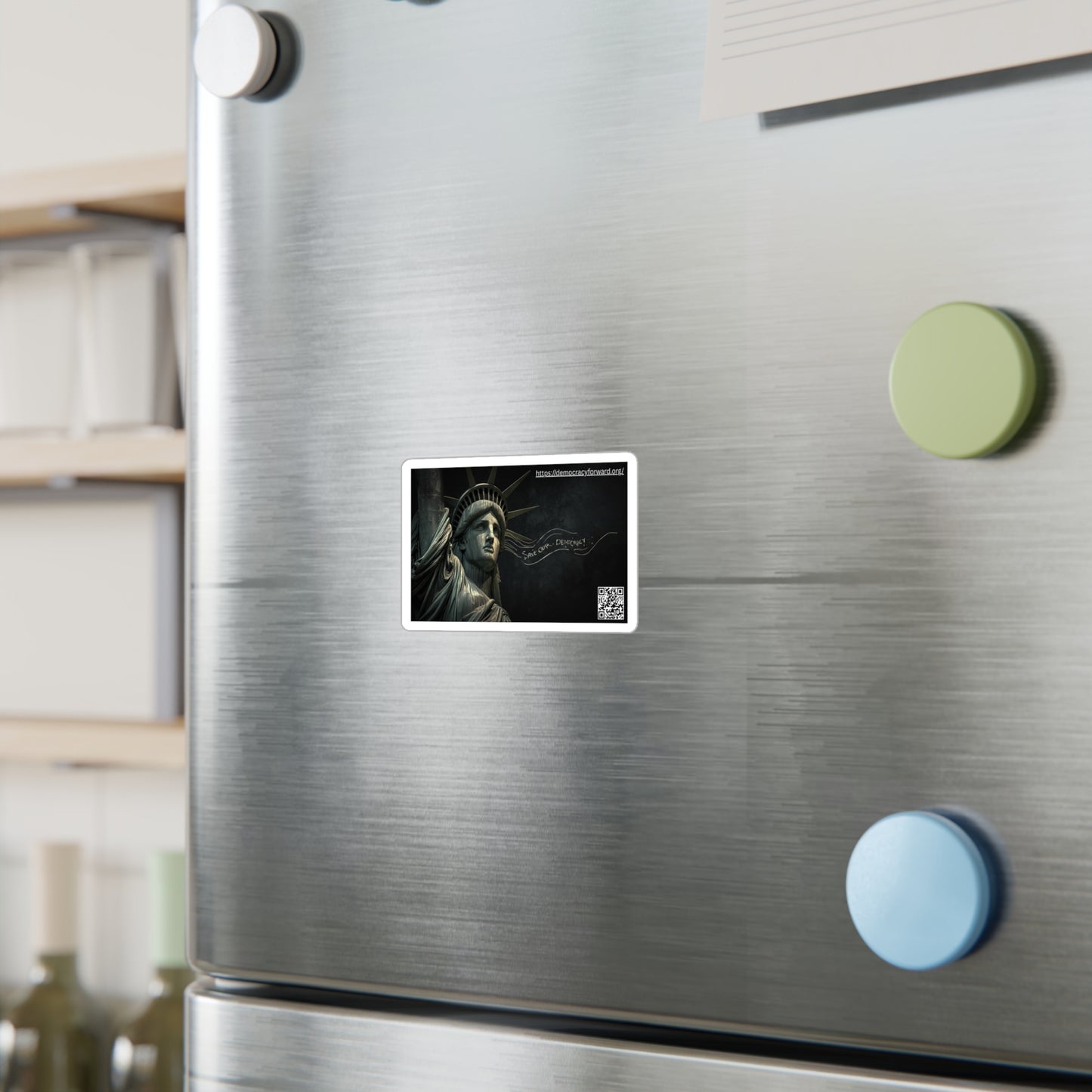 Statue of Liberty Kiss-Cut Vinyl Decals for Activists