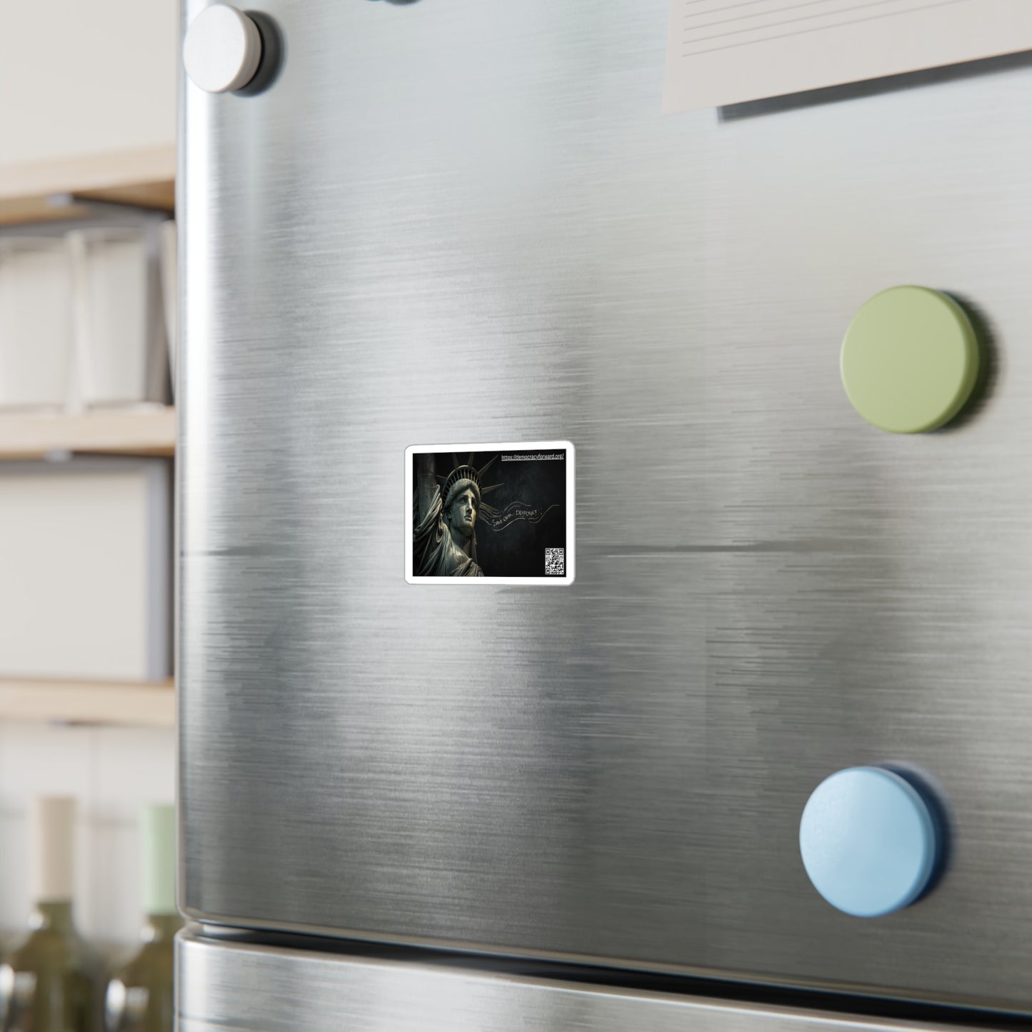 Statue of Liberty Kiss-Cut Vinyl Decals for Activists