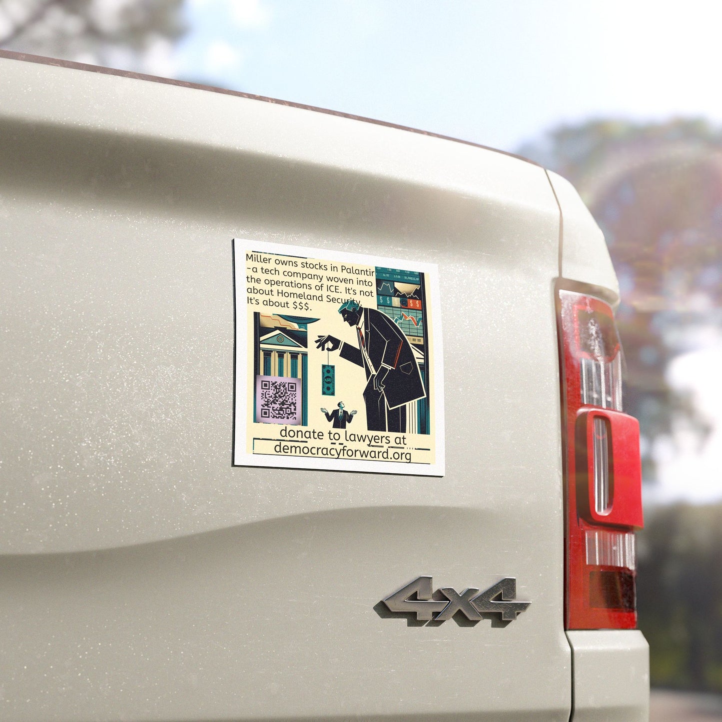 Car Magnets - Politics is Corrupted by Money