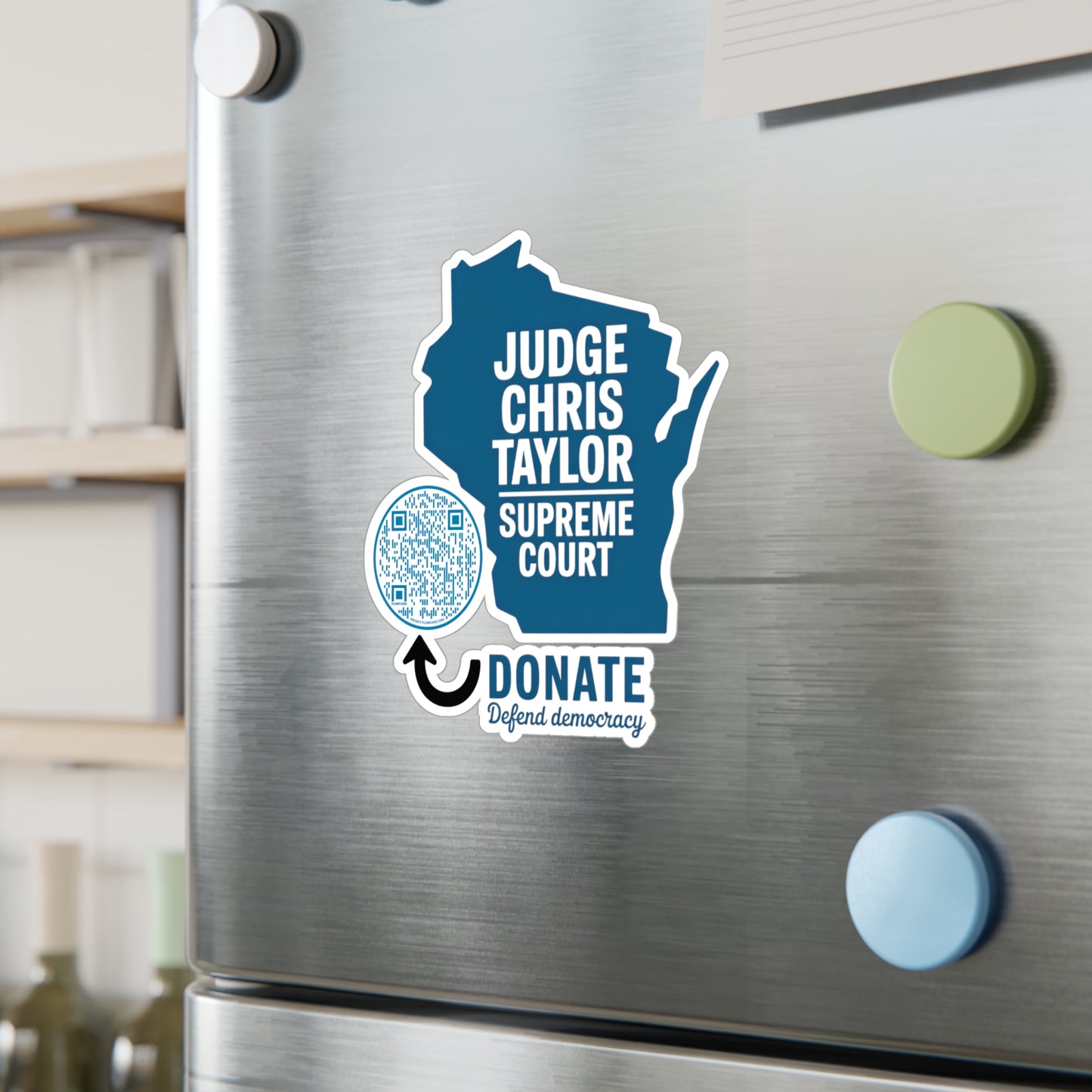Vinyl Decal Support Judge Chris Taylor Wisconsin State Supreme Court Advocate Gift