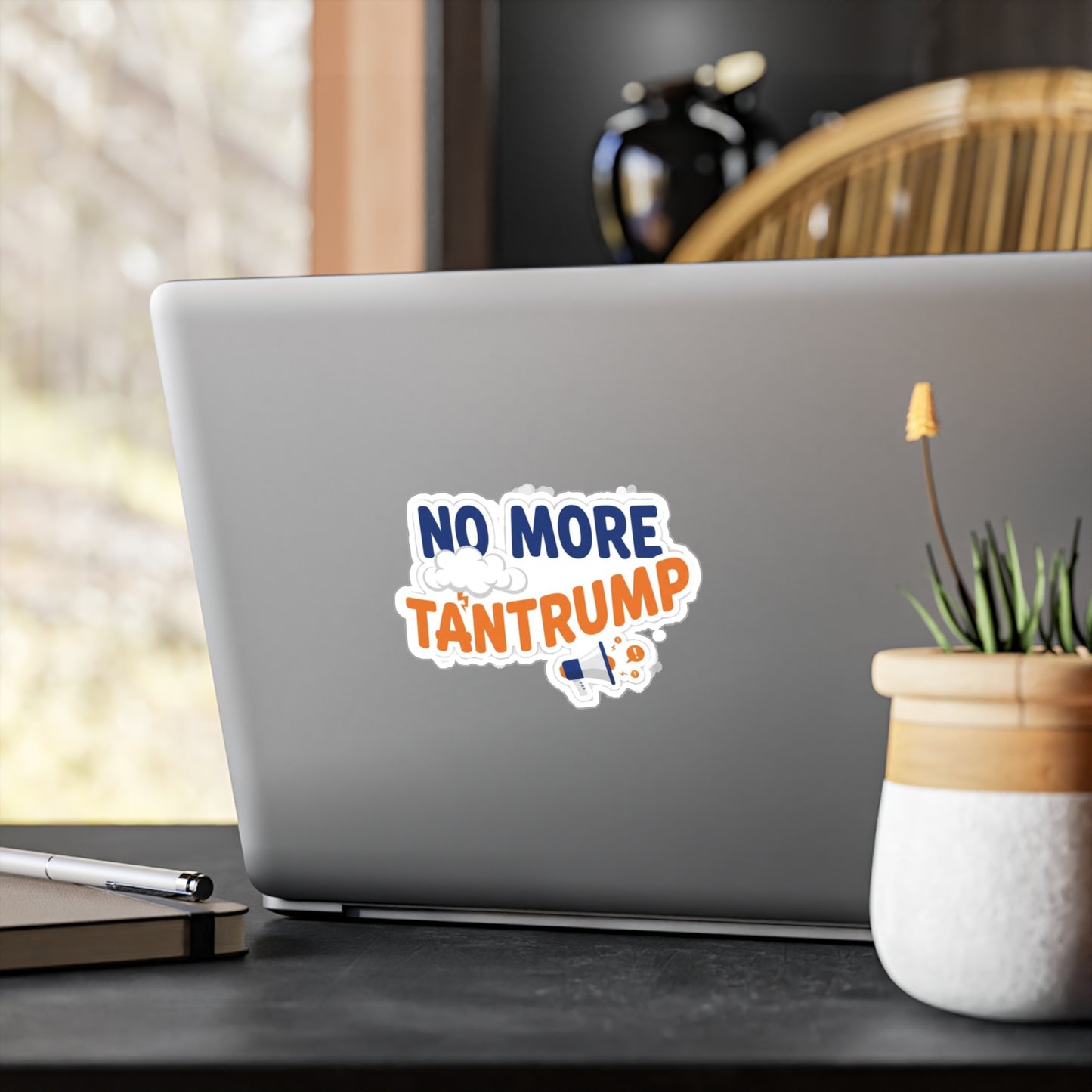 Political Vinyl Decals - No More Tantrump