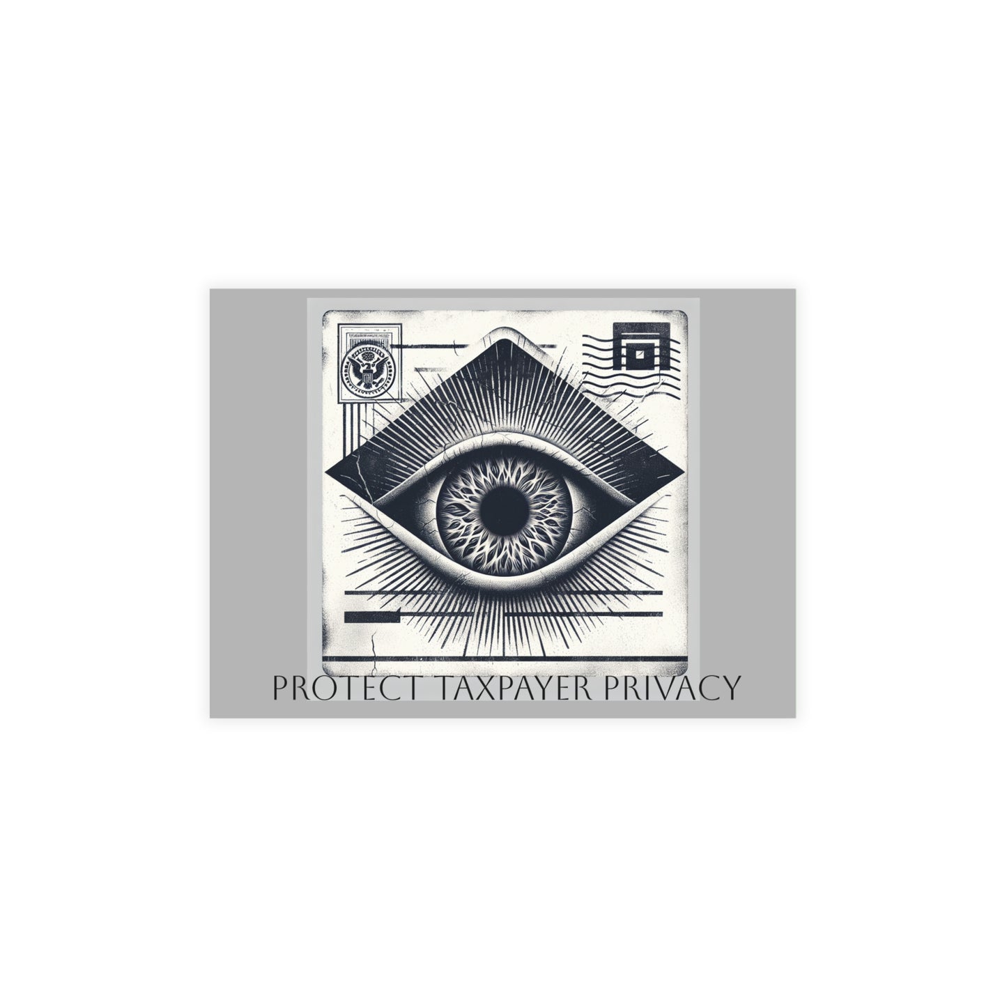 Taxpayer Privacy Postcards, Political Activism Stationery, Fundraiser Mailers, Eco-Friendly Postcards