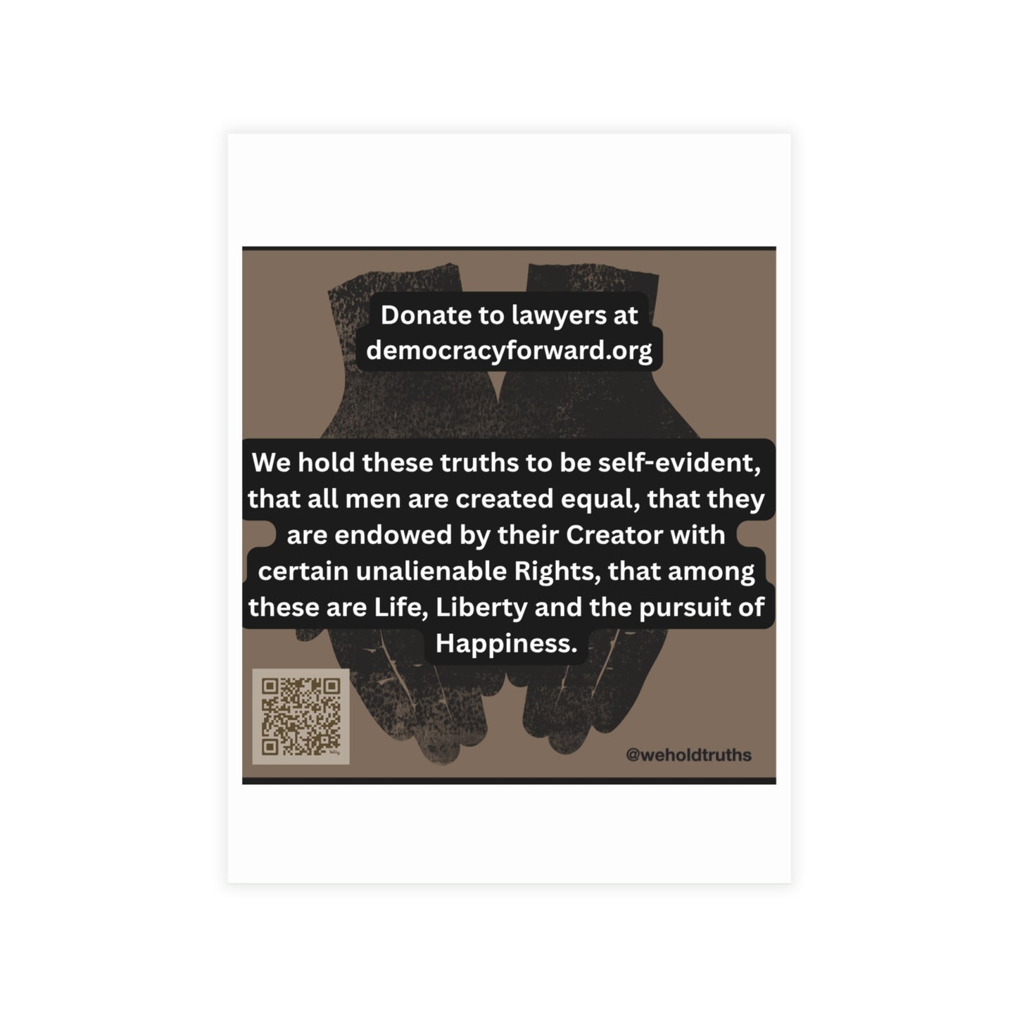 Democracy Activist Postcard Bundles