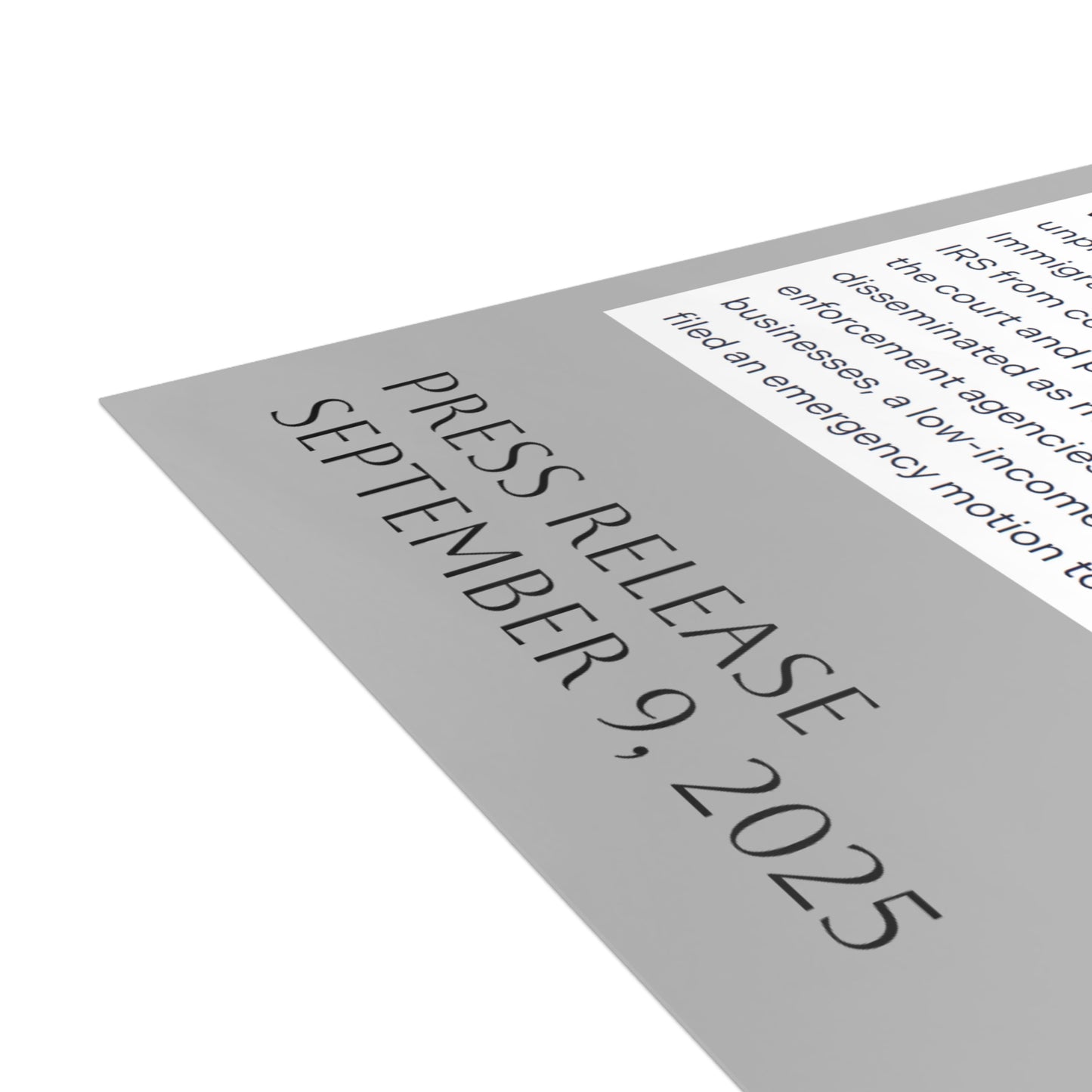 Taxpayer Privacy Postcards, Political Activism Stationery, Fundraiser Mailers, Eco-Friendly Postcards