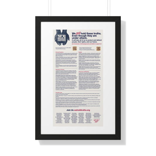 Vertical Poster - Democratic Values Advocacy