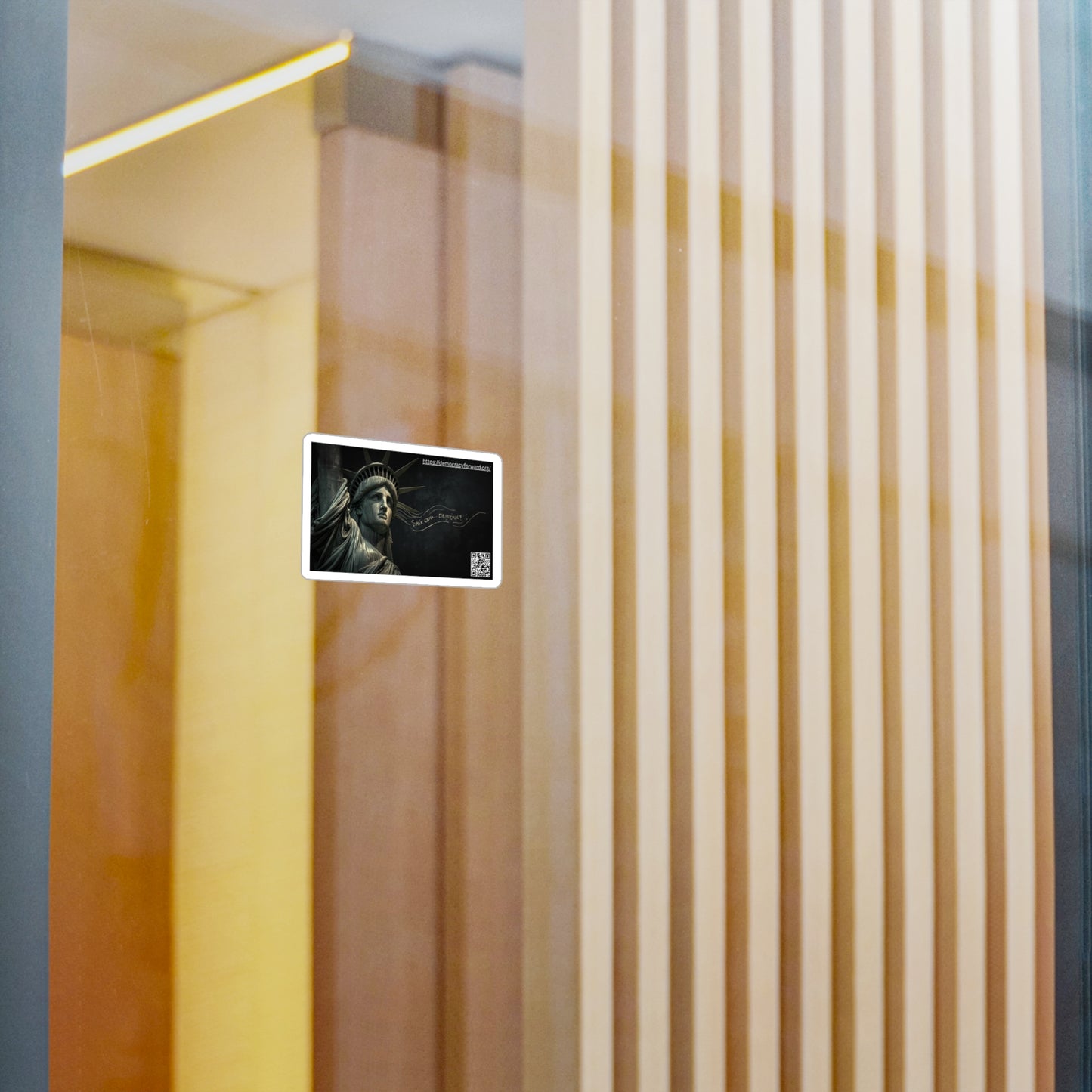 Statue of Liberty Kiss-Cut Vinyl Decals for Activists