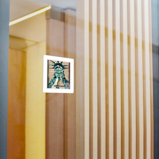 Activist Stickers - Statue of Liberty Democracy Under Attack Decals