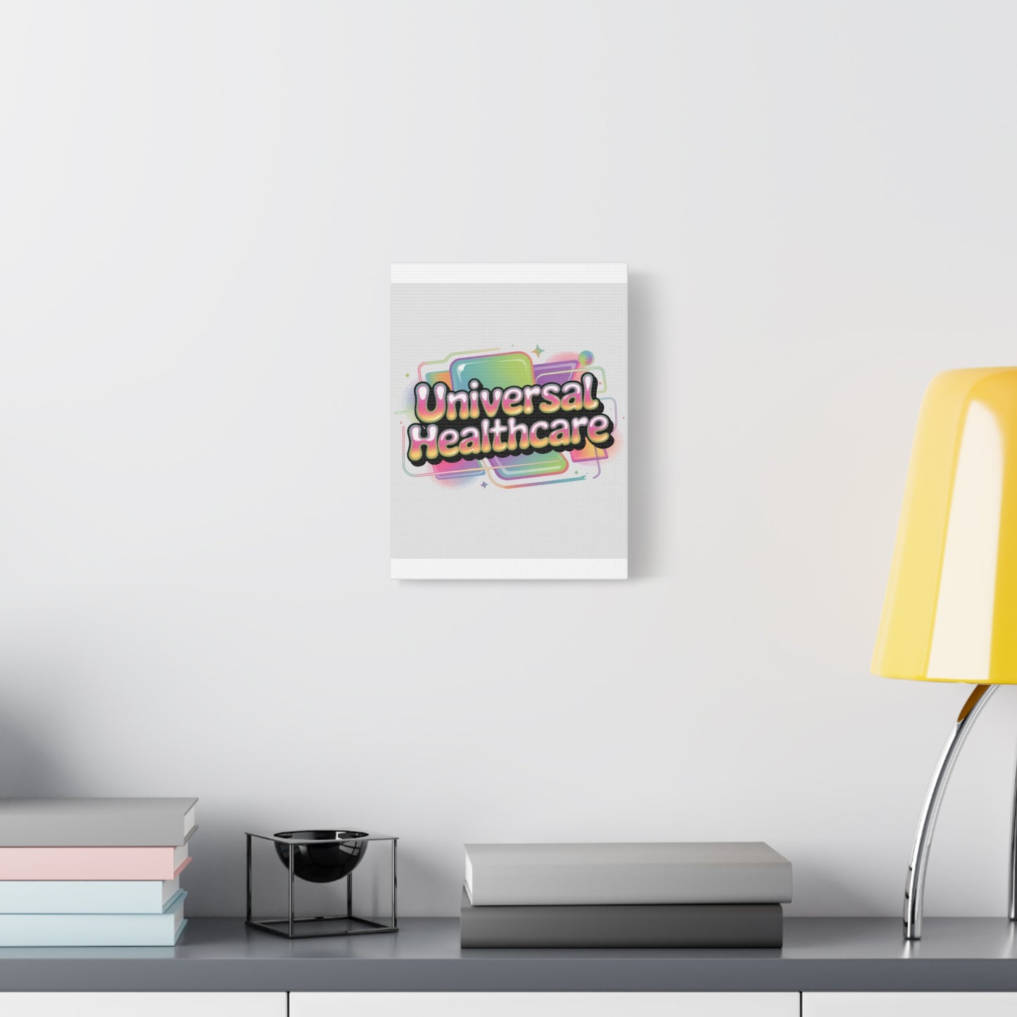 Universal Healthcare Poster — Vibrant Matte Canvas Print