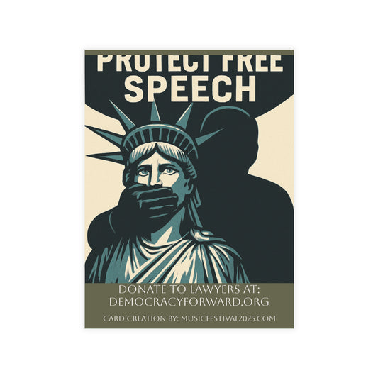 Free Speech Activist Postcards