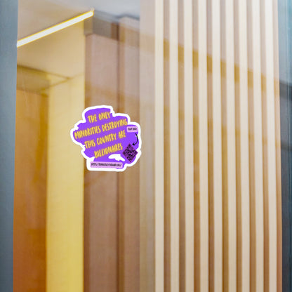 Vinyl Decals - Anti-ICE, Immigrant Rights, Anti-Corporate Greed Politics Activist Stickers