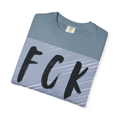 FCK ICE Unisex Garment-Dyed T-shirt, Casual Graphic Tee, Streetwear, Unique Gift, Everyday Wear, Cool Summer Style