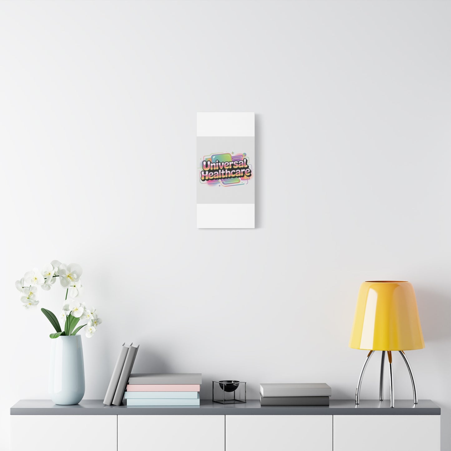 Universal Healthcare Poster — Vibrant Matte Canvas Print