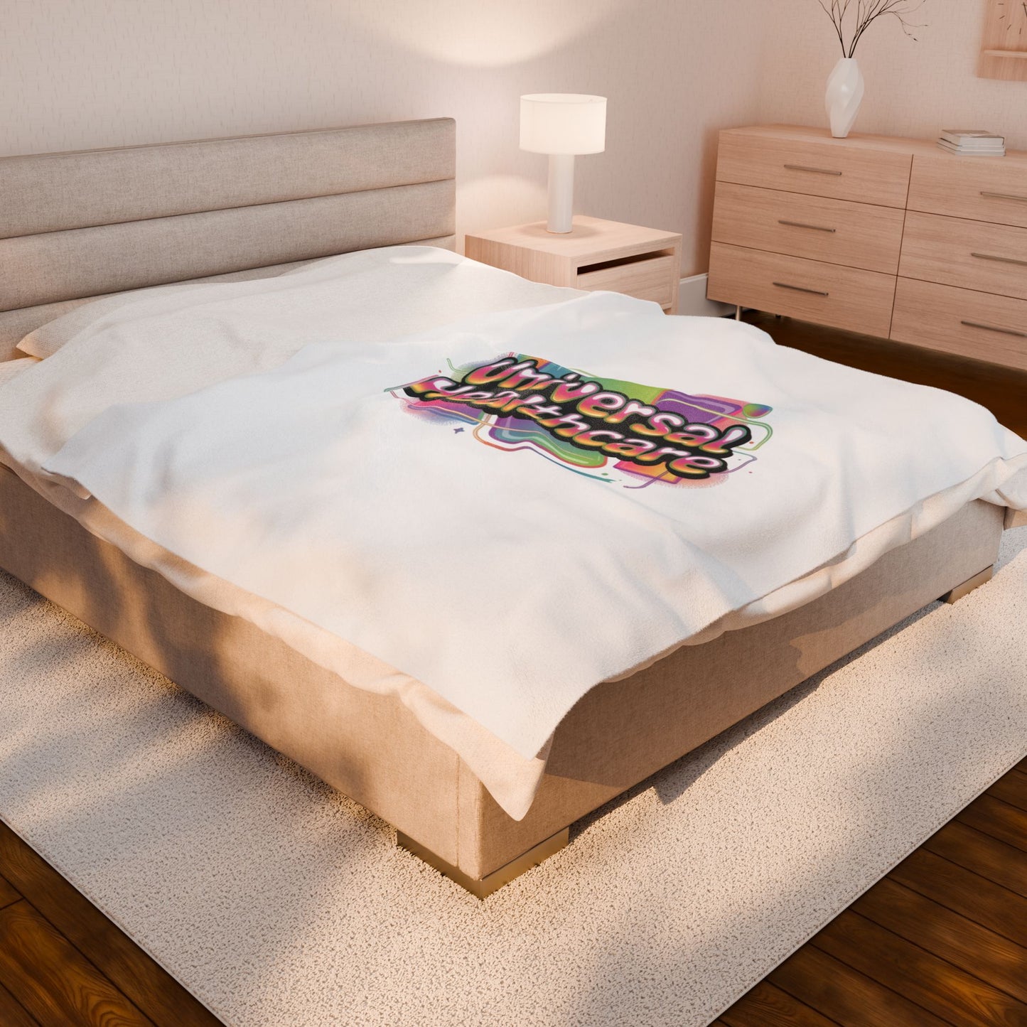 Universal Healthcare Advocacy Velveteen Plush Blanket