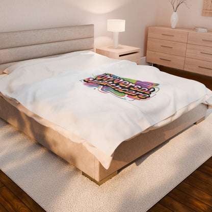 Universal Healthcare Advocacy Velveteen Plush Blanket