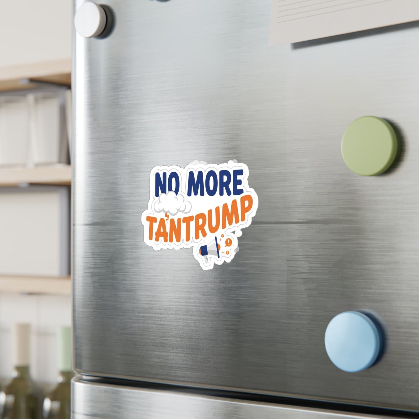 Political Vinyl Decals - No More Tantrump