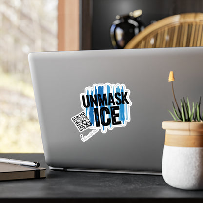 Vinyl Decal Stickers - Unmask ICE Protests for Immigration Justice and Reform