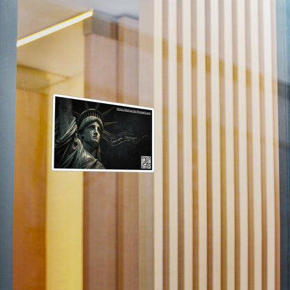 Statue of Liberty Kiss-Cut Vinyl Decals for Activists