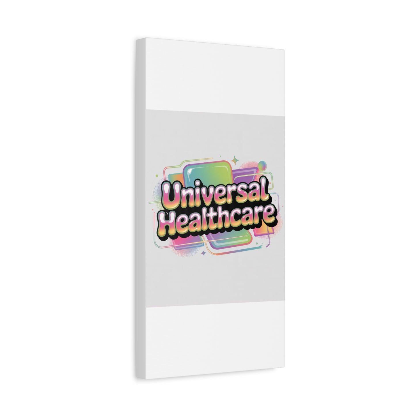 Universal Healthcare Poster — Vibrant Matte Canvas Print