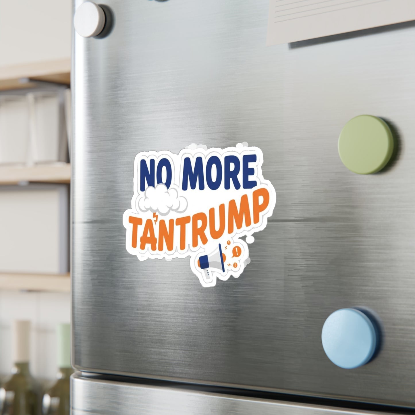 Political Vinyl Decals - No More Tantrump