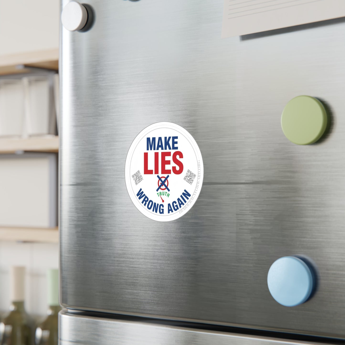 Make Lies Wrong Again Vinyl Decals - Empowering Stickers for Political Statements, Home Decor, Laptop, Gift
