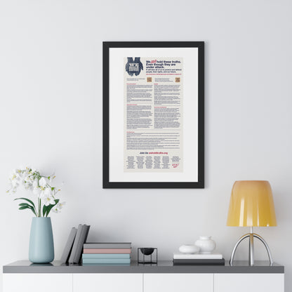 Vertical Poster - Democratic Values Advocacy