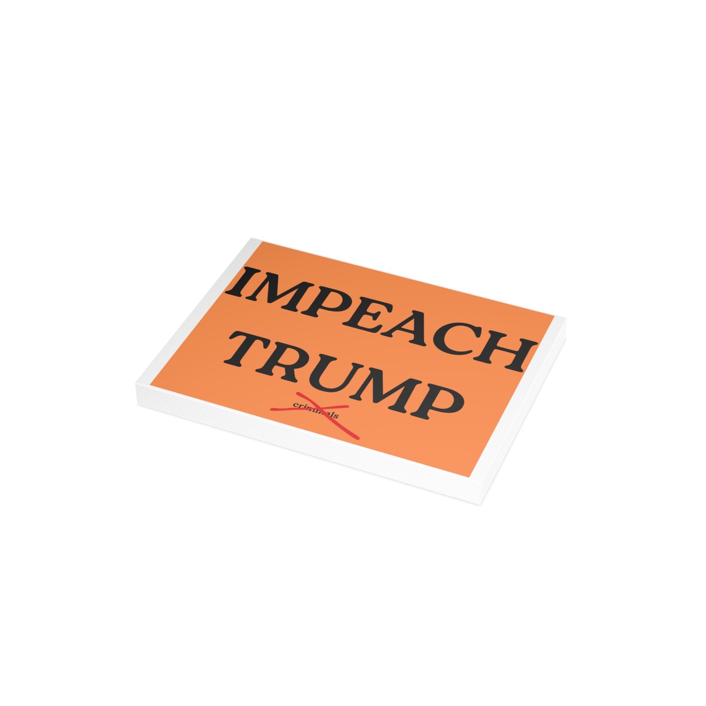 Impeach Trump Postcards — Political Protest Postcard Bundle