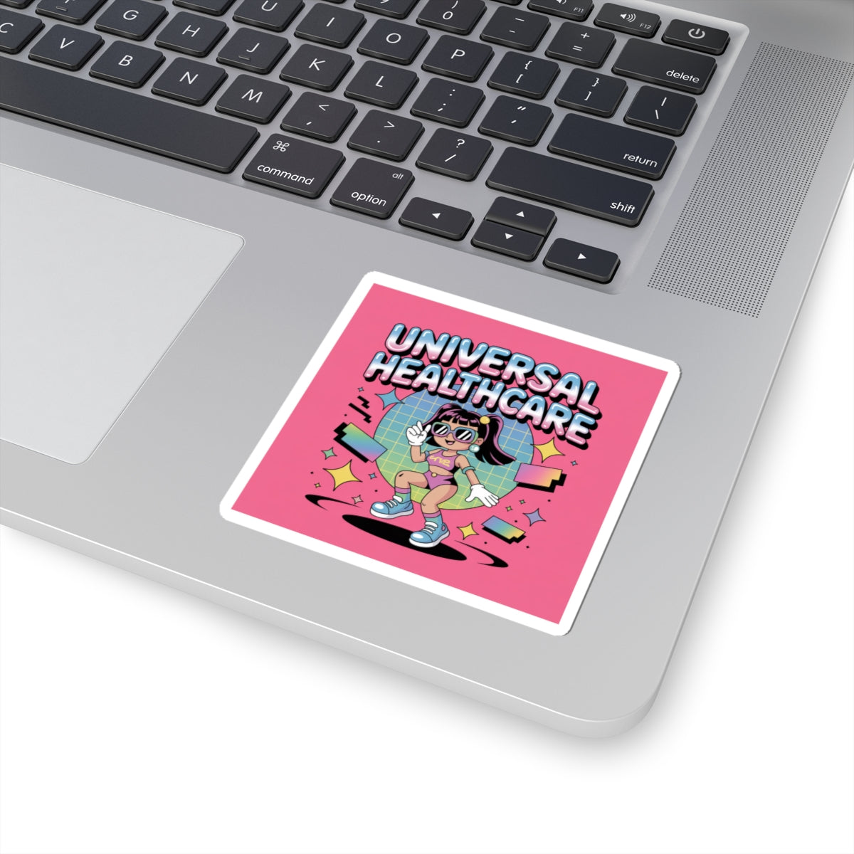 Universal Healthcare is a Human Right Sticker — Advocacy Kiss-Cut Sticker Pack