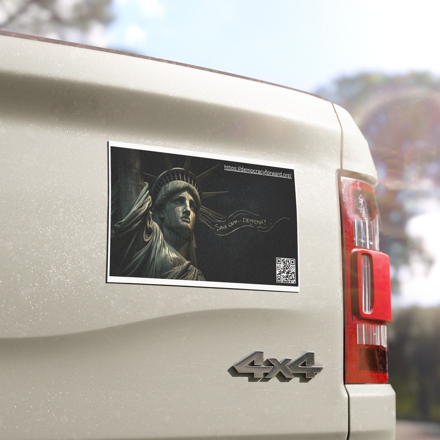 Car Magnets - Democracy Under Attack Collective Effort Political Activism