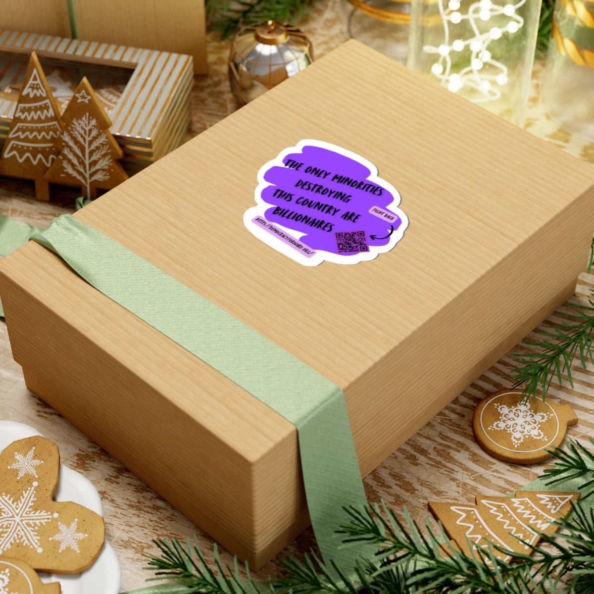 Activist Sticker - get billionaires out of politics