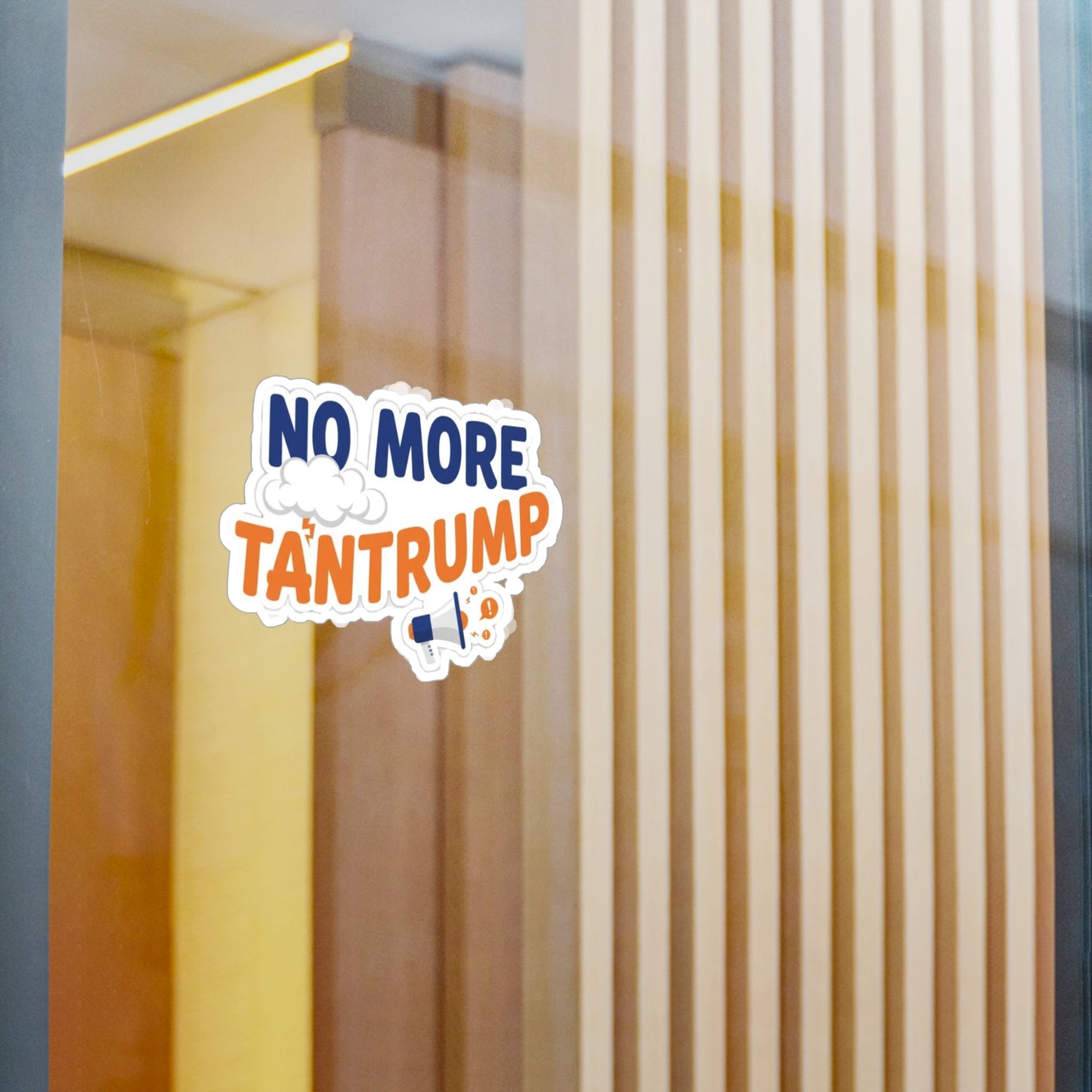 Political Vinyl Decals - No More Tantrump