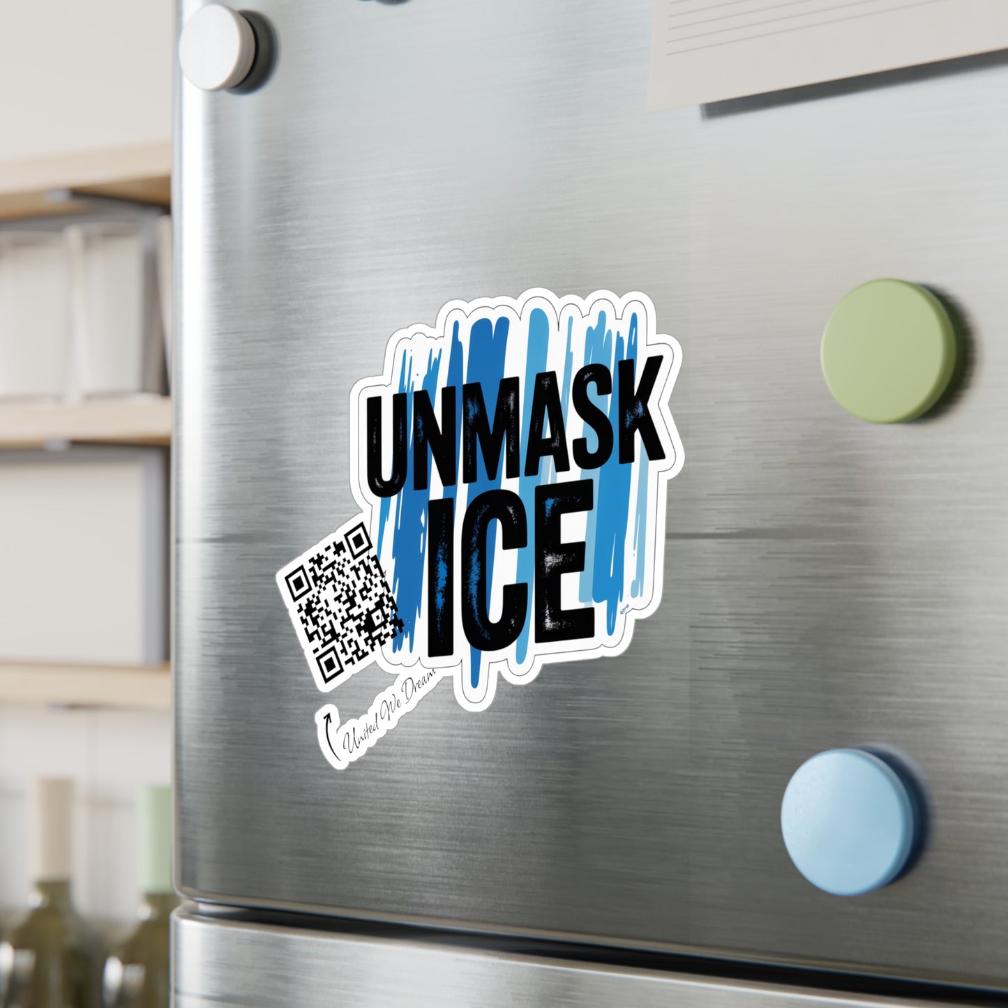 Vinyl Decal Stickers - Unmask ICE Protests for Immigration Justice and Reform