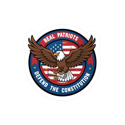 Patriotic Vinyl Decals for Home & Vehicle, America Decor, Constitution Stickers, Eagle Art, Political Gifts