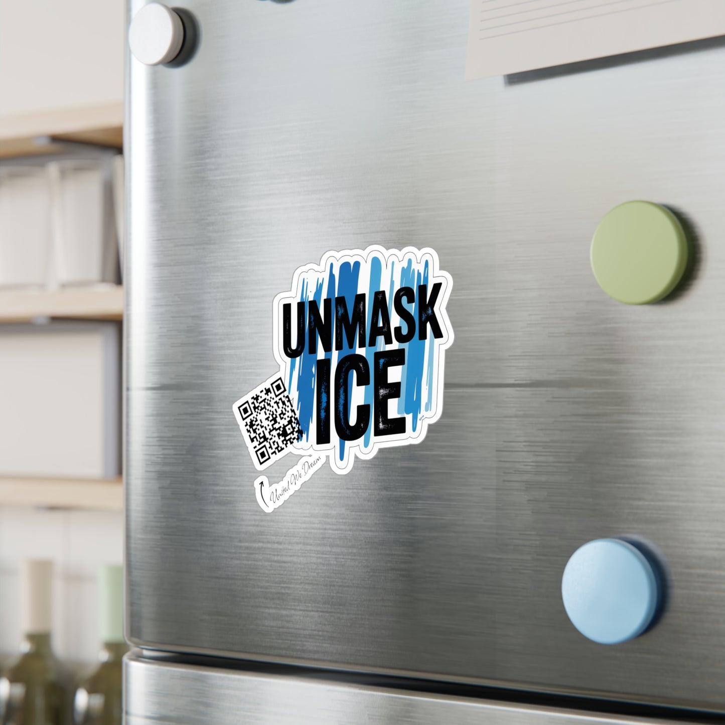 Vinyl Decal Stickers - Unmask ICE Protests for Immigration Justice and Reform