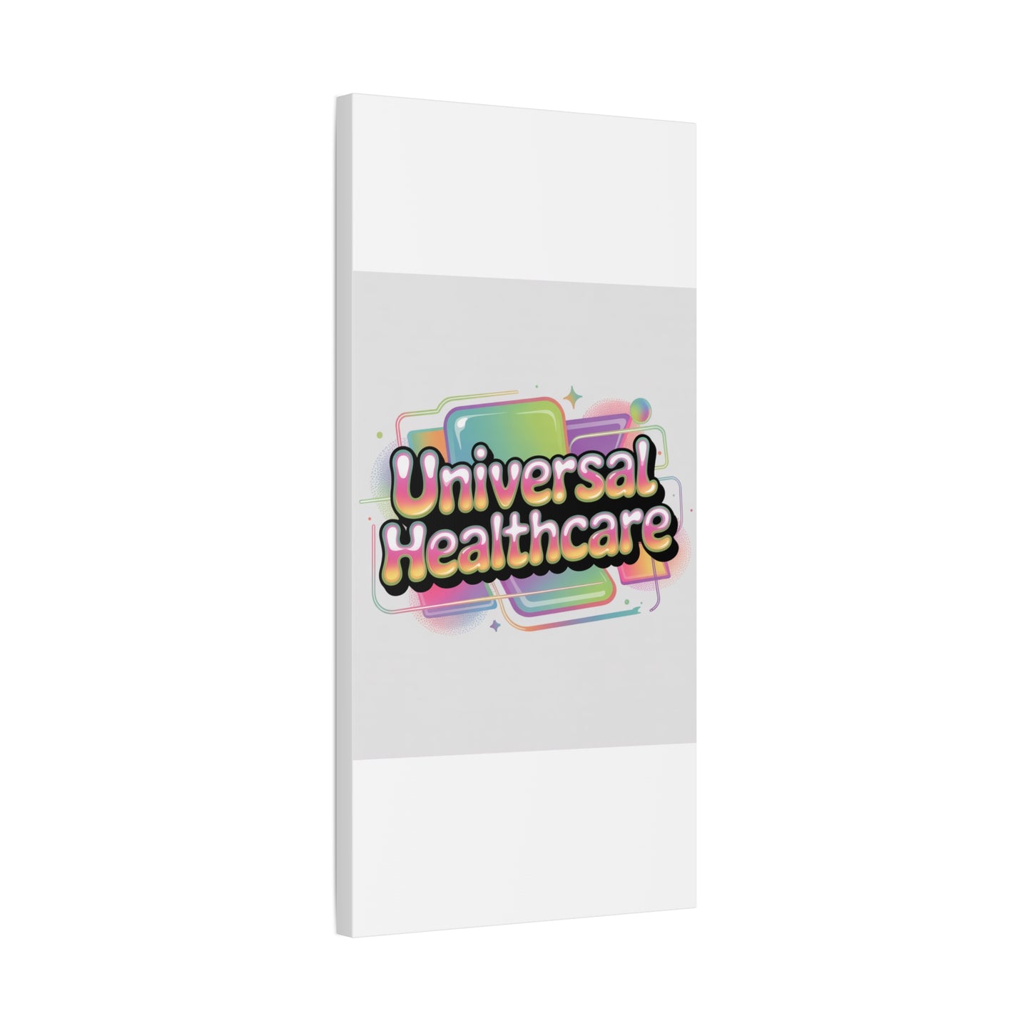 Universal Healthcare Poster — Vibrant Matte Canvas Print