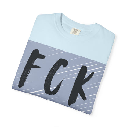 FCK ICE Unisex Garment-Dyed T-shirt, Casual Graphic Tee, Streetwear, Unique Gift, Everyday Wear, Cool Summer Style