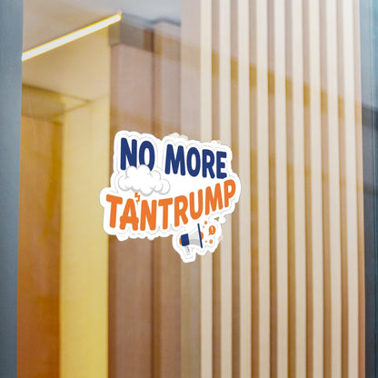 Political Vinyl Decals - No More Tantrump