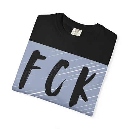 FCK ICE Unisex Garment-Dyed T-shirt, Casual Graphic Tee, Streetwear, Unique Gift, Everyday Wear, Cool Summer Style