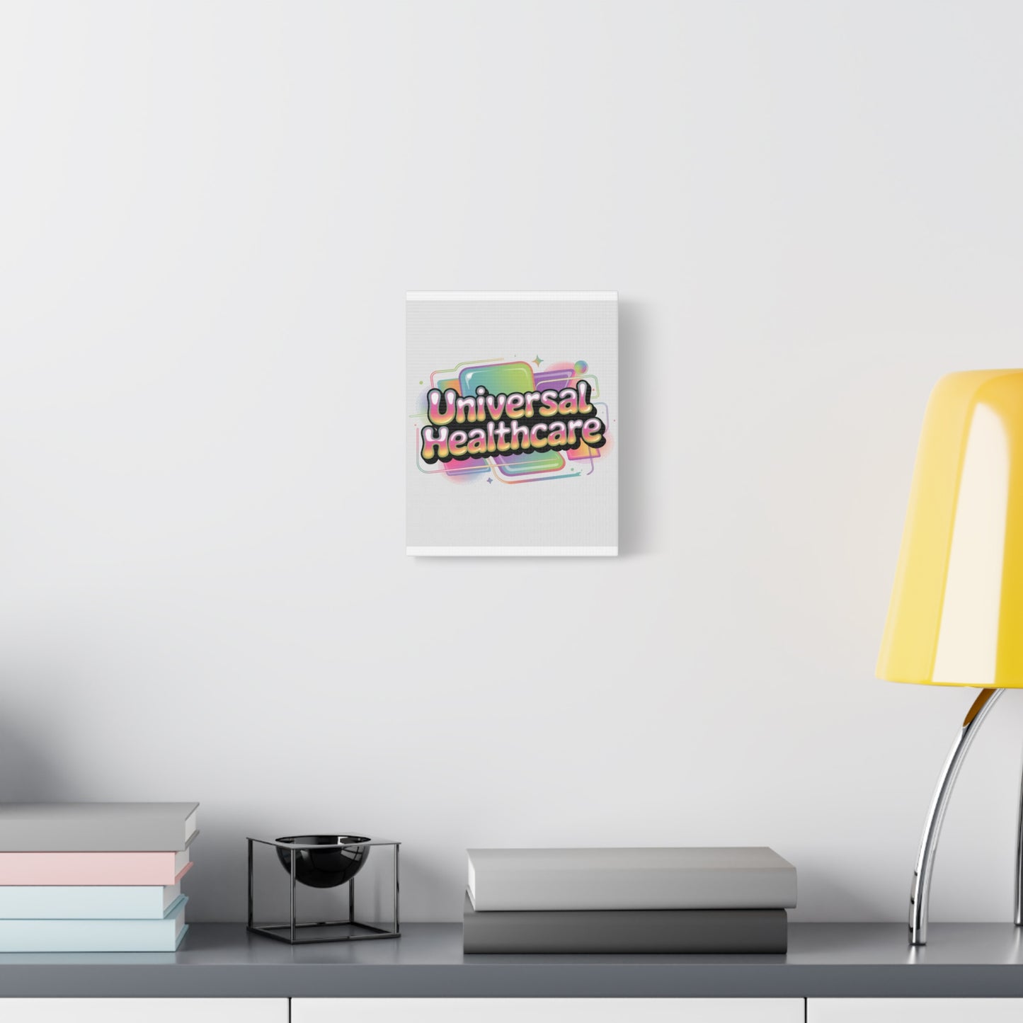 Universal Healthcare Poster — Vibrant Matte Canvas Print