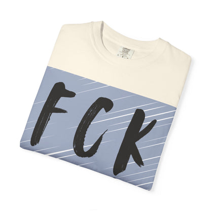 FCK ICE Unisex Garment-Dyed T-shirt, Casual Graphic Tee, Streetwear, Unique Gift, Everyday Wear, Cool Summer Style
