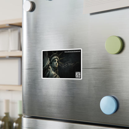 Statue of Liberty Kiss-Cut Vinyl Decals for Activists