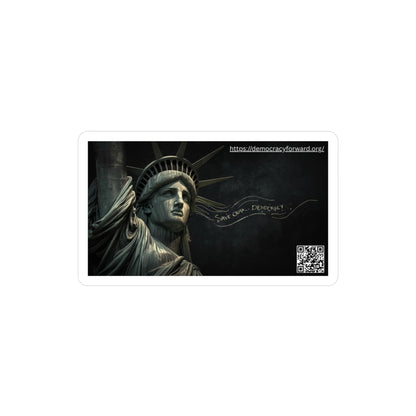 Statue of Liberty Kiss-Cut Vinyl Decals for Activists