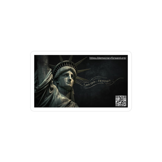 Statue of Liberty Kiss-Cut Vinyl Decals for Activists