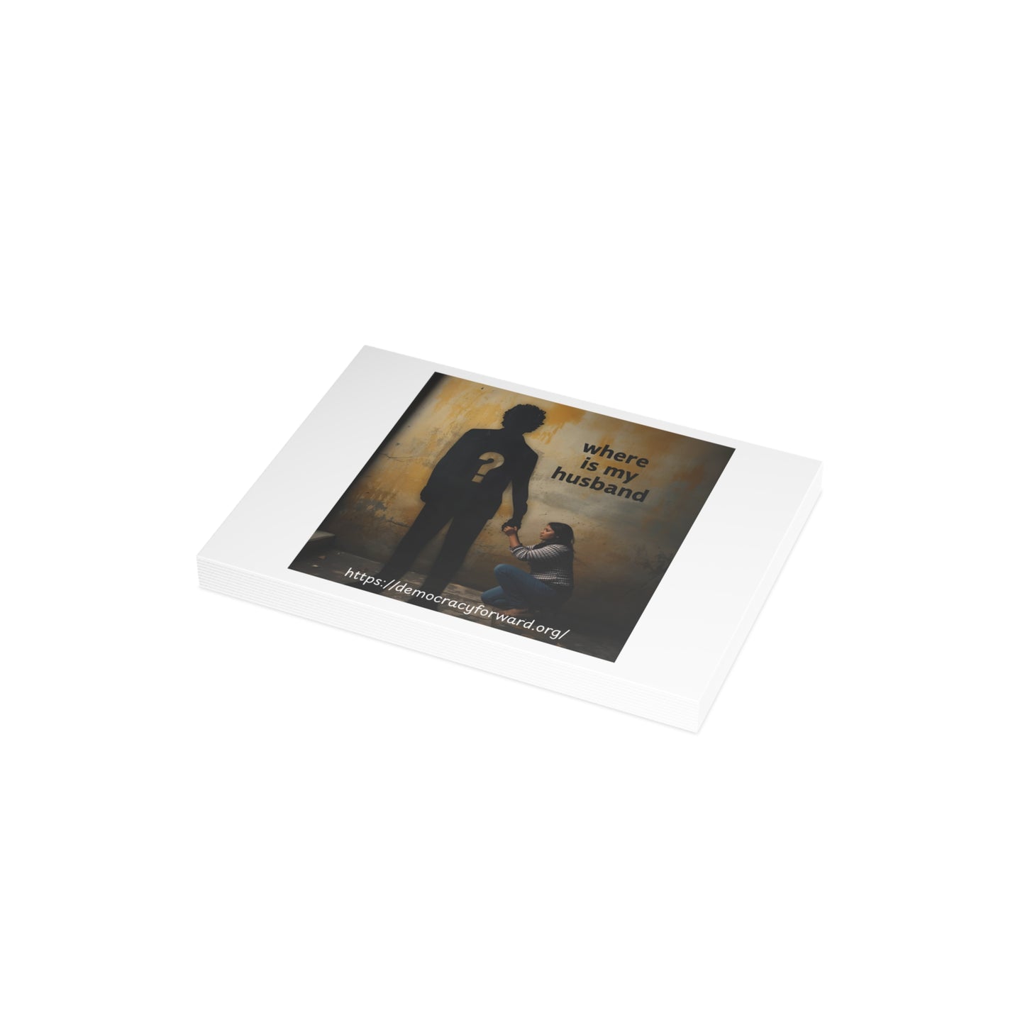 Due Process Awareness Postcards, Political Activism Stationery, Fundraiser Mailers, Eco-Friendly Postcards